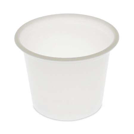 Pactiv Plastic Souffle Cups, 1 oz, Translucent, PK5000 YS100